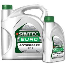 Антифриз SINTEC EURO S-11 красный, зеленый, желтый, синий 10кг, 216,5кг